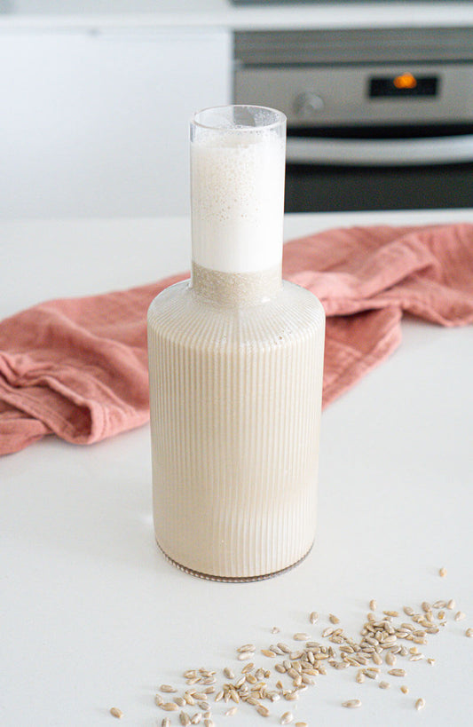 Sonnenblumenkernmilch